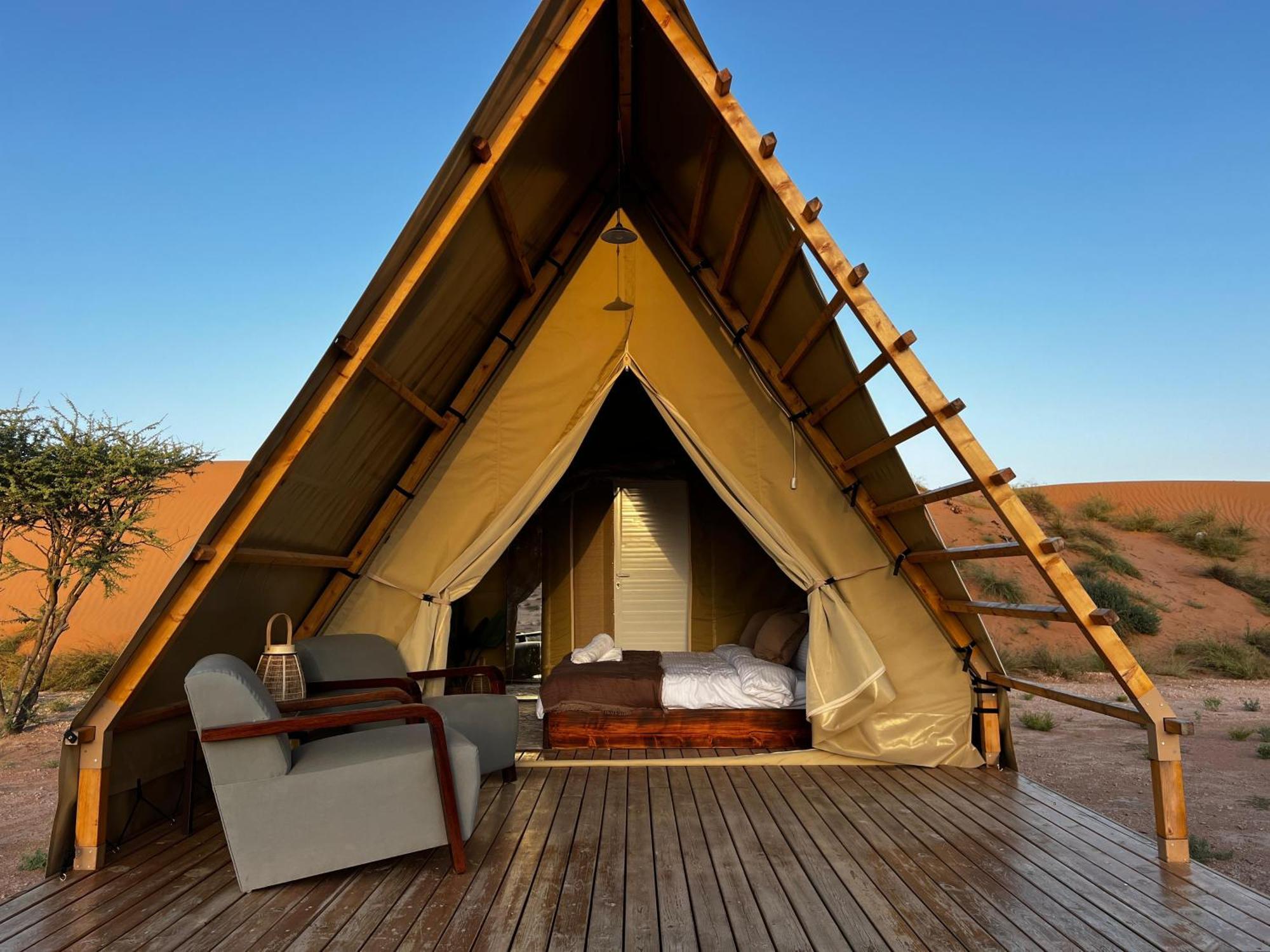 Adventurer Camp Hotell Al Wāşil Exteriör bild
